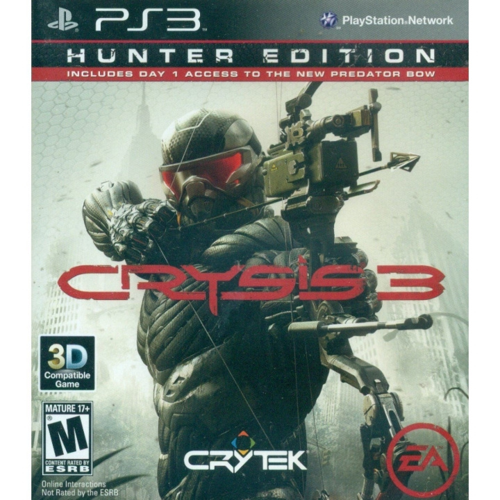 Crysis 3 (Hunter Edition) (Import) (PS3) in the group HOME ELECTRONICS / Game consoles & Accessories / Sony PlayStation 3 at TP E-commerce Nordic AB (C98630)