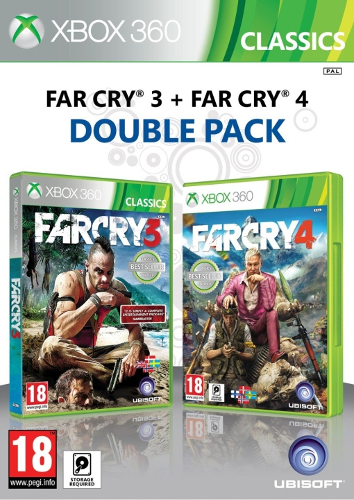 Far Cry 3 + Far Cry 4 (Double Pack) (X360) in the group HOME ELECTRONICS / Game consoles & Accessories / Xbox 360 at TP E-commerce Nordic AB (C98691)