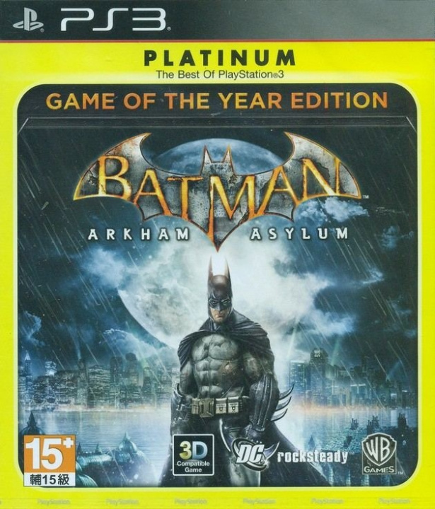 Batman: Arkham Asylum - GOTY (Platinum) (Import) (PS3) in the group HOME ELECTRONICS / Game consoles & Accessories / Sony PlayStation 3 at TP E-commerce Nordic AB (C98854)