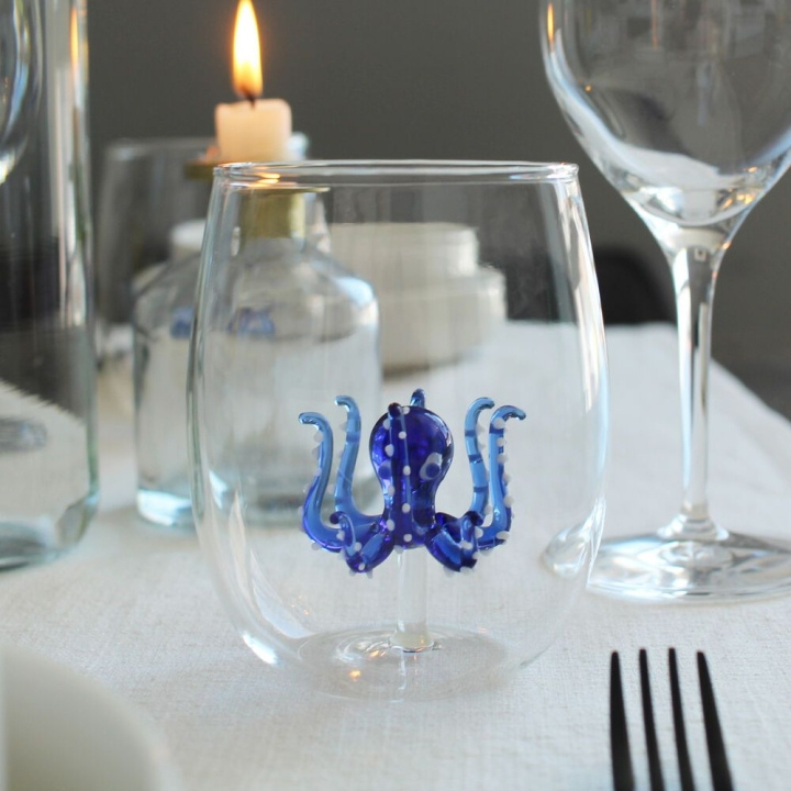 Winkee Drinking Glasses - Handmade Octopus in the group Sport, leisure & Hobby / Fun stuff / Smart home at TP E-commerce Nordic AB (C98875)