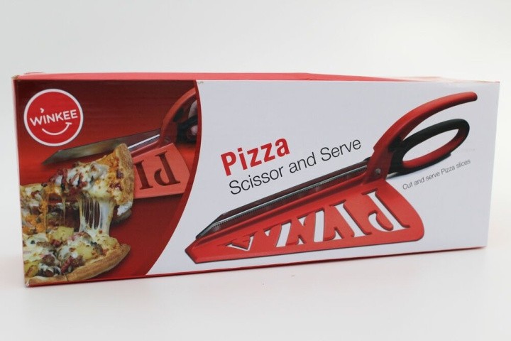 Winkee Pizza Scissor and Spatula in the group HOME, HOUSEHOLD & GARDEN / Kitchen utensils / Other kitchen tools at TP E-commerce Nordic AB (C98879)