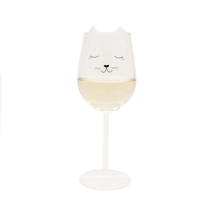 Winkee Cat Wine Glass - Wine glass in the group Sport, leisure & Hobby / Fun stuff / Smart home at TP E-commerce Nordic AB (C98889)