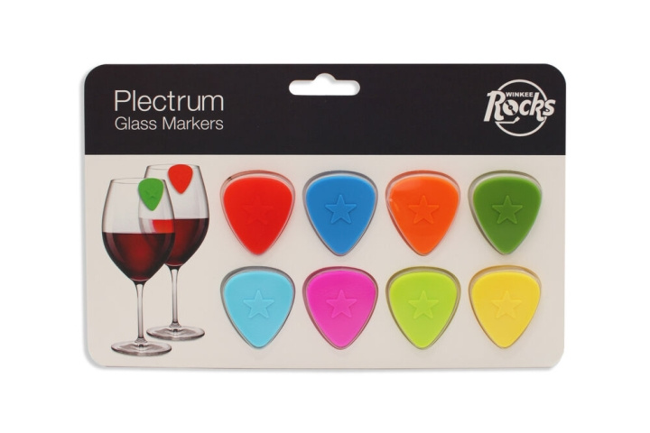 Winkee Drinks Markers - Plectrum Glass Markers - Set of 8 in the group Sport, leisure & Hobby / Fun stuff / Smart home at TP E-commerce Nordic AB (C98920)