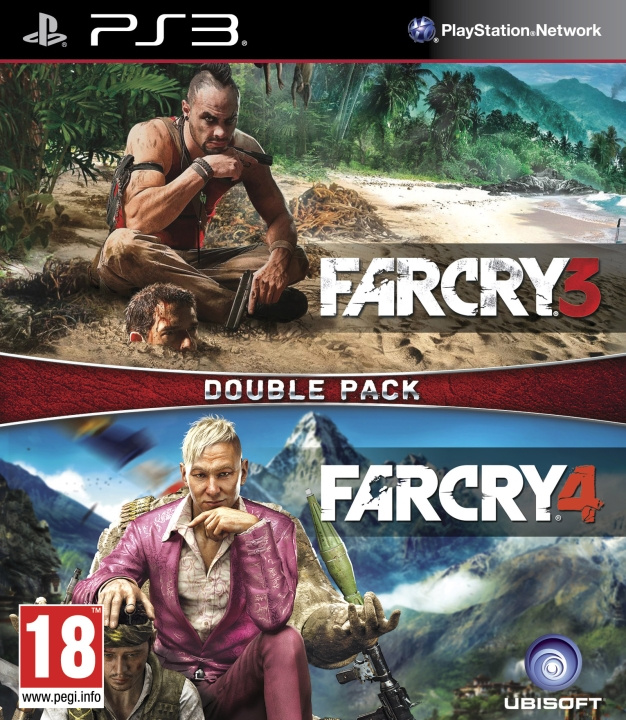 Far Cry 3 + Far Cry 4 (Double Pack) (PS3) in the group HOME ELECTRONICS / Game consoles & Accessories / Sony PlayStation 3 at TP E-commerce Nordic AB (C98943)