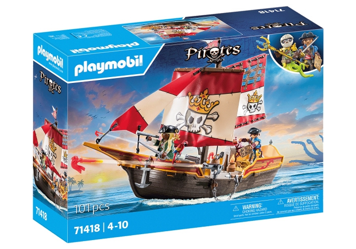 Playmobil Pirate Ship (71418) in the group TOYS, KIDS & BABY PRODUCTS / Toys / Play set at TP E-commerce Nordic AB (C99071)