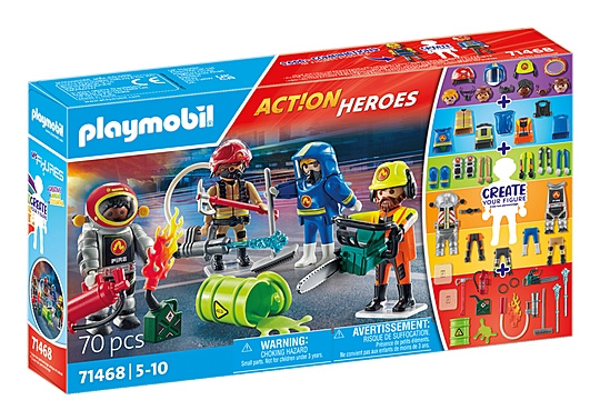 Playmobil My Figures: Fire Rescue (71468) in the group TOYS, KIDS & BABY PRODUCTS / Toys / Play set at TP E-commerce Nordic AB (C99072)