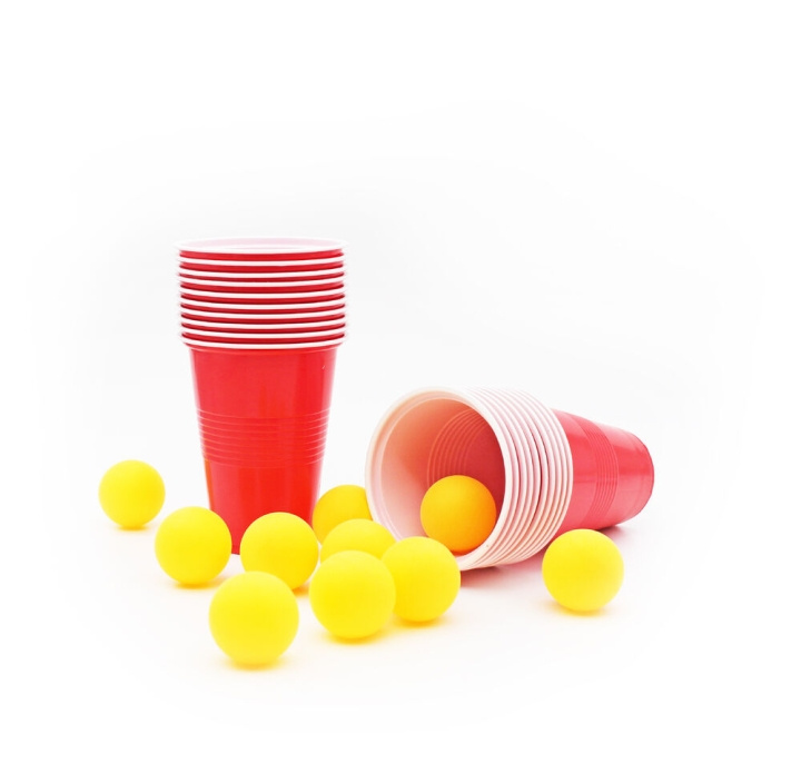 Winkee Beer Pong Set - Classic Beer Pong - 20 cups and 10 balls in the group Sport, leisure & Hobby / Fun stuff / Smart home at TP E-commerce Nordic AB (C99125)