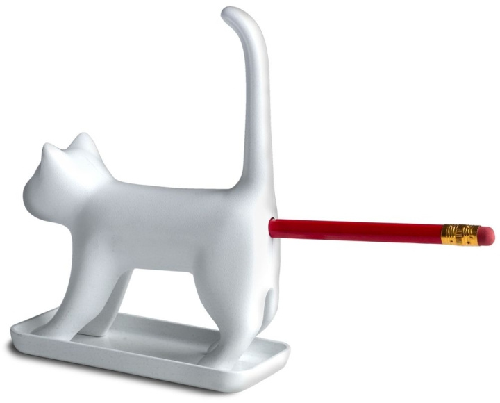 Winkee Pencil sharpener - Sharp end Cat with sound - White in the group Sport, leisure & Hobby / Fun stuff / Fun stuff at TP E-commerce Nordic AB (C99168)