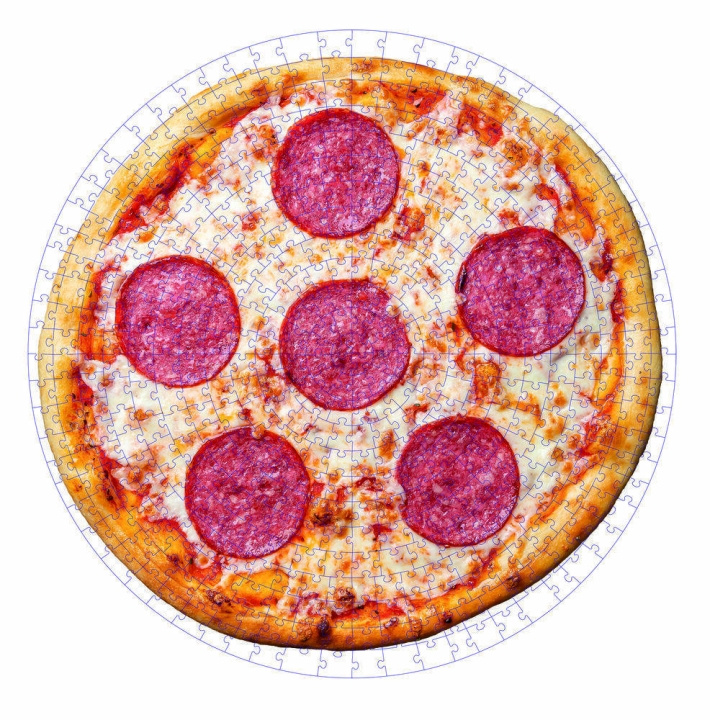 Winkee Pizza Puzzle - (16732) in the group Sport, leisure & Hobby / Hobby / Puzzle at TP E-commerce Nordic AB (C99174)