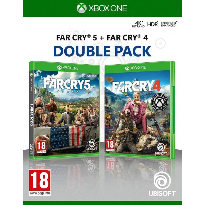 Far Cry 4 + Far Cry 5 Double Pack (XONE) in the group HOME ELECTRONICS / Game consoles & Accessories / Xbox One / Games at TP E-commerce Nordic AB (C99261)