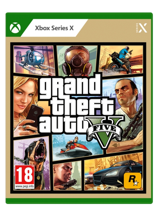 Rockstar Grand Theft Auto V (GTA 5) in the group HOME ELECTRONICS / Game consoles & Accessories / Xbox Series X / Games at TP E-commerce Nordic AB (C99265)