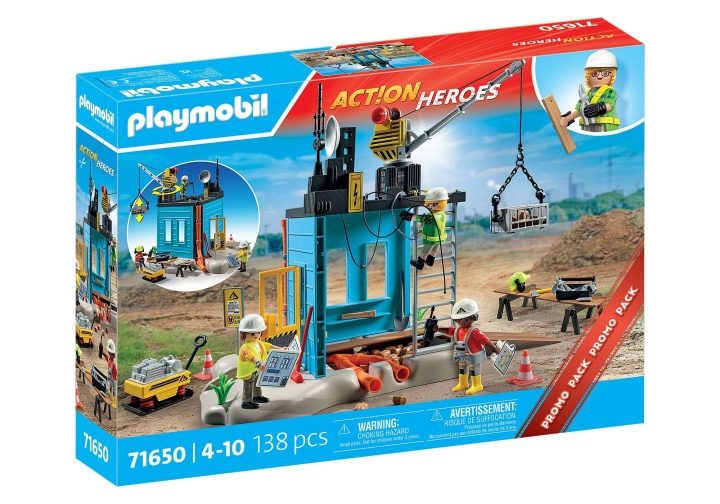 Playmobil Construction site (71650) in the group TOYS, KIDS & BABY PRODUCTS / Toys / Play set at TP E-commerce Nordic AB (C99268)