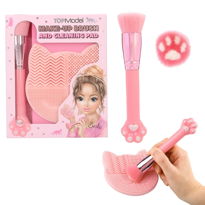 TOPModel Brush and Cleaning Pad Kitty BEAUTY and ME ( 0413253 ) in the group TOYS, KIDS & BABY PRODUCTS / Toys / Masquerade costumes at TP E-commerce Nordic AB (C99269)