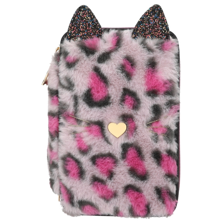 TOPModel Triple Pencil Case Leo REBEL KITTY ( 0413020 ) in the group TOYS, KIDS & BABY PRODUCTS / Toys / Draw & Count at TP E-commerce Nordic AB (C99299)