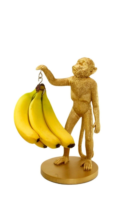 Winkee Fruit holder - Monkey Banana holder - Gold in the group Sport, leisure & Hobby / Fun stuff / Smart home at TP E-commerce Nordic AB (C99369)