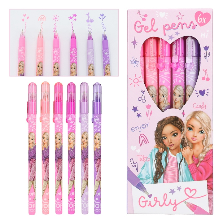 TOPModel Girly Gel Pen Set ( 0412191 ) in the group TOYS, KIDS & BABY PRODUCTS / Toys / Draw & Count at TP E-commerce Nordic AB (C99400)