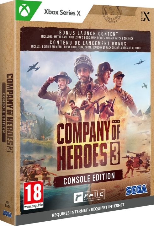 Sega Company of Heroes 3 (Steelbook Edition) in the group HOME ELECTRONICS / Game consoles & Accessories / Xbox Series X / Games at TP E-commerce Nordic AB (C99466)