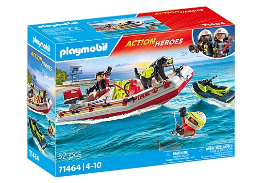 Playmobil Fireboat with Aqua Scooter (71464) in the group TOYS, KIDS & BABY PRODUCTS / Toys / Play set at TP E-commerce Nordic AB (C99484)