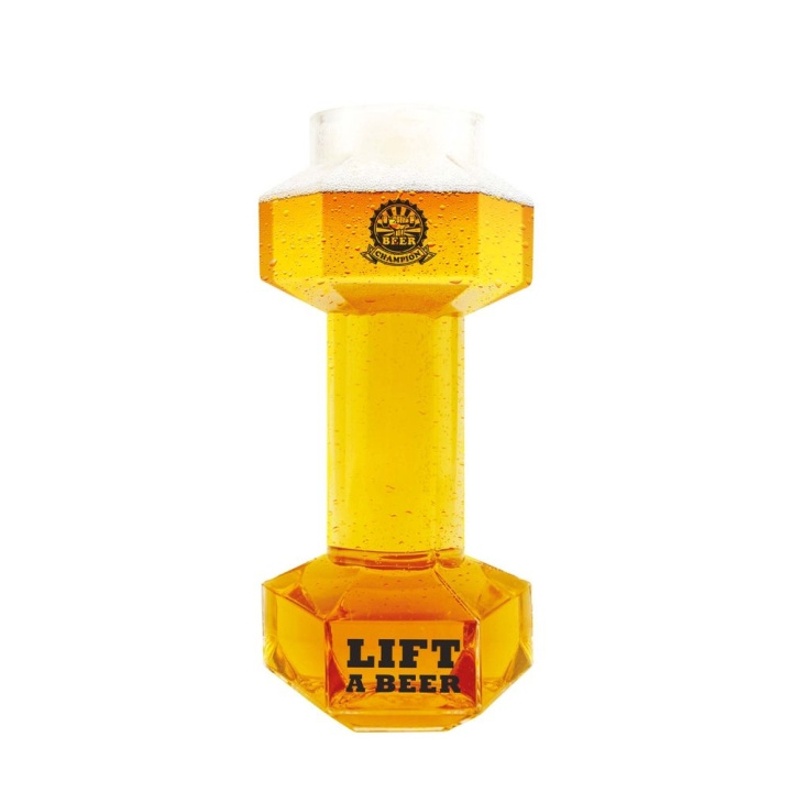 Winkee Dumbbell Beer Glass - Glass in the group Sport, leisure & Hobby / Fun stuff / Smart home at TP E-commerce Nordic AB (C99503)