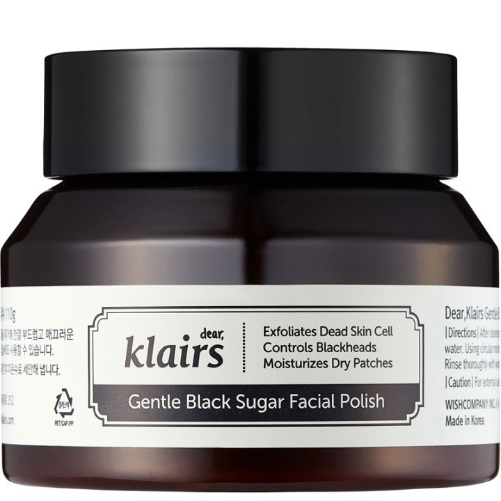 Klairs Gentle Black Sugar Facial Polish 110g in the group BEAUTY & HEALTH / Skin care / Face / Scrub / Peeling at TP E-commerce Nordic AB (C99593)