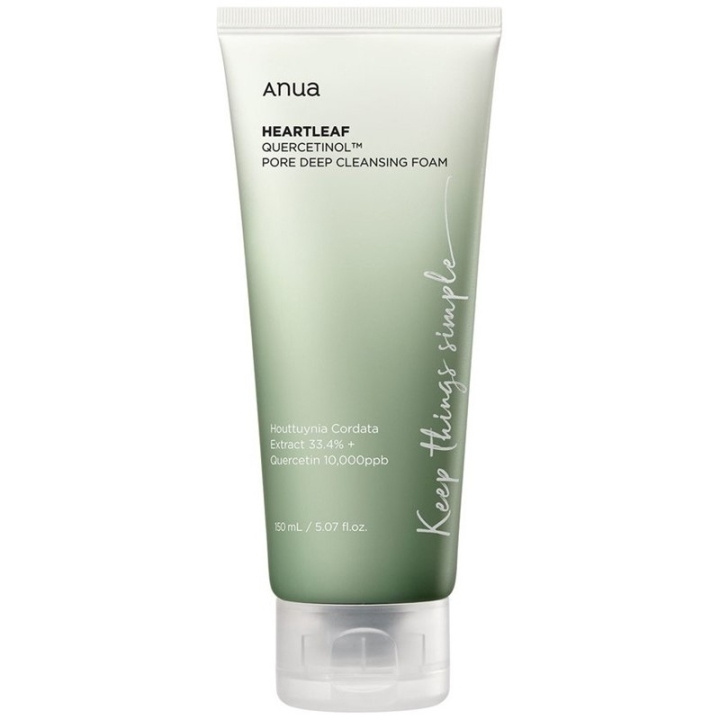 Anua Heartleaf Quercetinol Pore Deep Cleansing Foam 150ml in the group BEAUTY & HEALTH / Skin care / Face / Face creams at TP E-commerce Nordic AB (C99602)