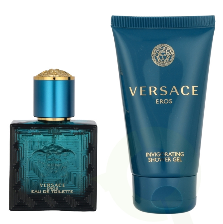 Versace Eros Pour Homme Giftset 80 ml Edt Spray 30ml/Shower Gel 50ml in the group BEAUTY & HEALTH / Gift sets / Gift sets for him at TP E-commerce Nordic AB (C99665)