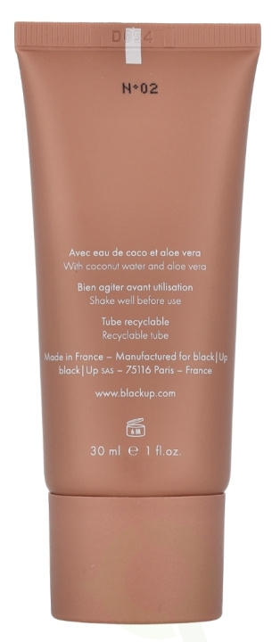 Black Up Mat Finish Foundation 30 ml #02 in the group BEAUTY & HEALTH / Makeup / Facial makeup / Foundation at TP E-commerce Nordic AB (C99720)