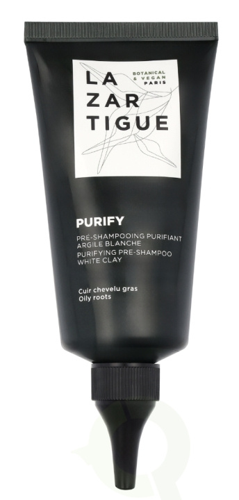 Lazartigue Purify Purifying Pre-Shampoo 75 ml in the group BEAUTY & HEALTH / Hair & Styling / Hair care / Schampoo at TP E-commerce Nordic AB (C99726)