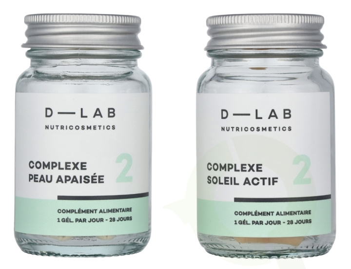 D-Lab Nutricosmetics D-Lab Total Brightness Duo Capsules Set 2 piece Absolu De Sod 28 caps/Complexe Soleil Actif 28 caps in the group BEAUTY & HEALTH / Skin care / Face / Skin serum at TP E-commerce Nordic AB (C99734)