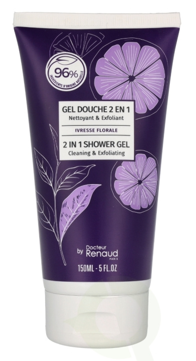 Dr. Renaud Ivresse Flor. 2 In 1 Shower Gel-Cleanser & Scrub 150 ml in the group BEAUTY & HEALTH / Skin care / Body health / Bath & Shower gels at TP E-commerce Nordic AB (C99738)