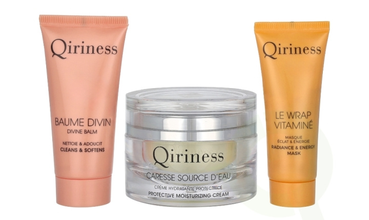 Qiriness Boite A Caresse Source D\'eau Set 100 ml Caresse Source d\'Eau Cream 50ml/Balm Divin 30ml/Vitamin Wrap 20ml in the group BEAUTY & HEALTH / Gift sets / Gift sets for her at TP E-commerce Nordic AB (C99783)