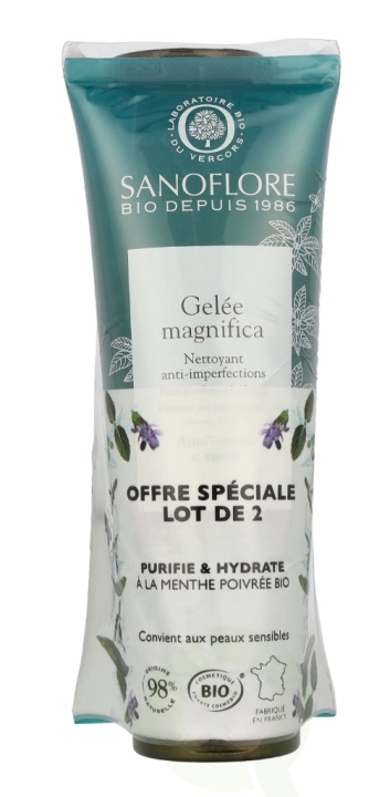 Sanoflore Gelee Magnifica Anti-Impurities Cleanser Duo 240 ml 2x120ml in the group BEAUTY & HEALTH / Skin care / Face / Face creams at TP E-commerce Nordic AB (C99793)