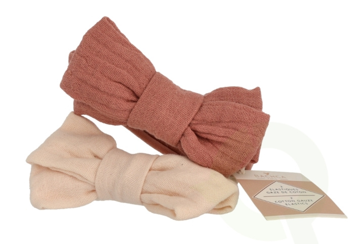 Bachca Paris Gauze Knot Elastic Bows Set 2 piece 2 Pieces in the group BEAUTY & HEALTH / Hair & Styling / Hair accessories at TP E-commerce Nordic AB (C99866)