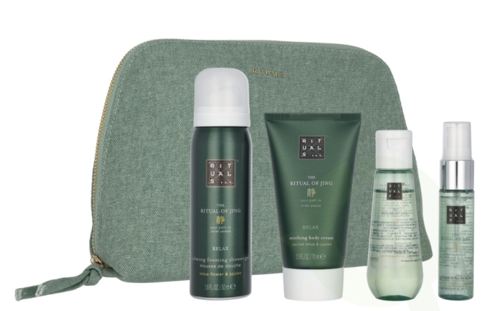 Rituals The Ritual of Jing Giftset 190 ml Body Cream 70ml/Dry Oil 50ml/Pillow & Body Mist 20ml/Foaming SG 50ml in the group BEAUTY & HEALTH / Gift sets / Gift sets for her at TP E-commerce Nordic AB (C99869)