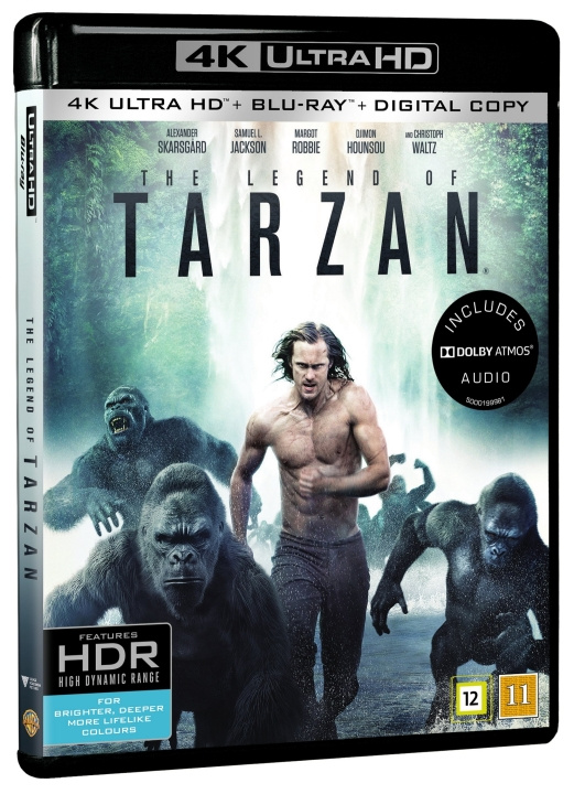 The Legend Of Tarzan (4K Blu-Ray) in the group HOME ELECTRONICS / Audio & Picture / TV & Accessories / Movies / Blu-ray at TP E-commerce Nordic AB (C99887)