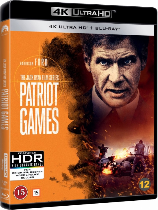 Patriot Games (4K Blu-Ray) in the group HOME ELECTRONICS / Audio & Picture / TV & Accessories / Movies / Blu-ray at TP E-commerce Nordic AB (C99943)