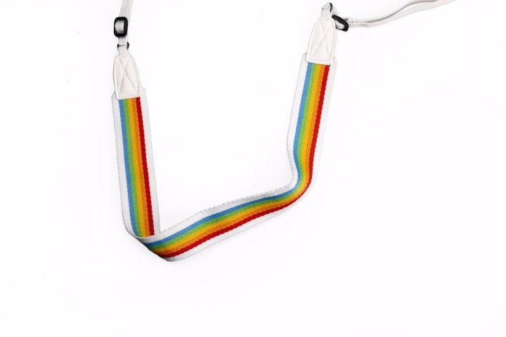 Polaroid Camera Strap Flat For Polaroid Cameras - Rainbow White in the group HOME ELECTRONICS / Photo & Video / Photo equipment at TP E-commerce Nordic AB (D00029)