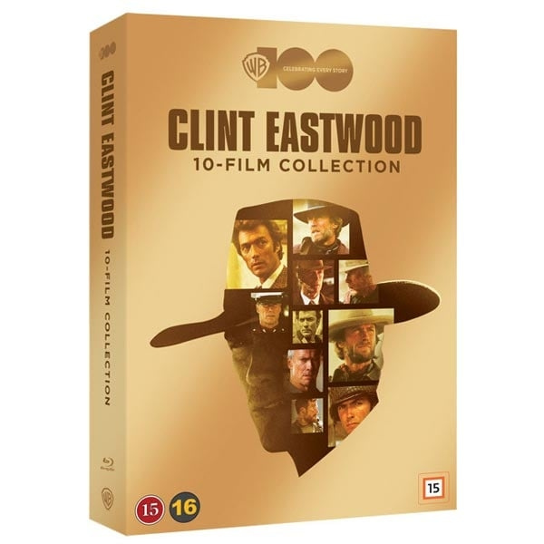 Warner 100: Clint Eastwood 10-Film Collection in the group HOME ELECTRONICS / Audio & Picture / TV & Accessories / Movies / DVD at TP E-commerce Nordic AB (D00251)