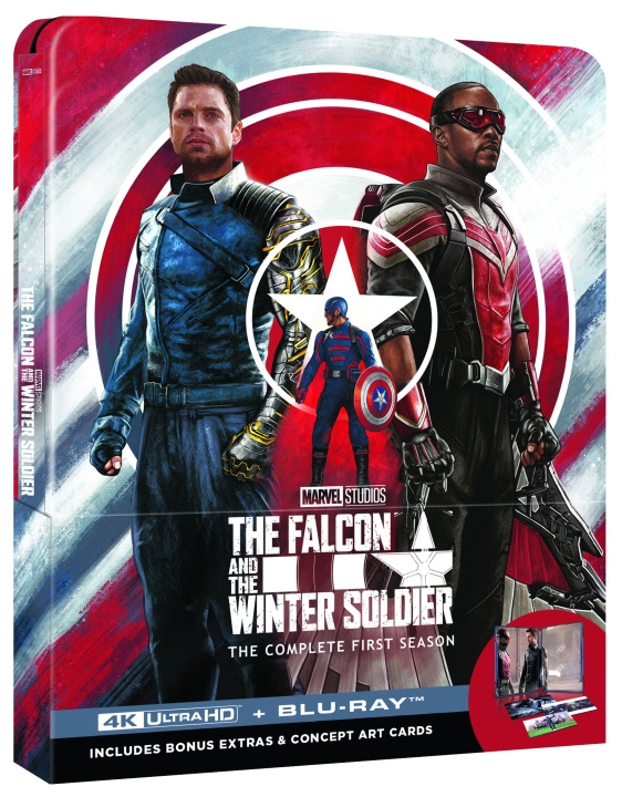 THE FALCON AND THE WINTER SOLDIER SEASON 1 - STEELBOOK in the group HOME ELECTRONICS / Audio & Picture / TV & Accessories / Movies / Blu-ray at TP E-commerce Nordic AB (D00315)