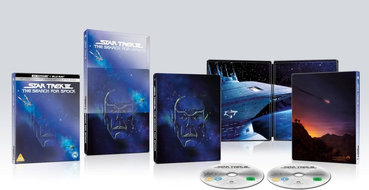 STAR TREK III: THE SEARCH FOR SPOCK STEELBOOK (2-DISC LTD EDIT) in the group HOME ELECTRONICS / Audio & Picture / TV & Accessories / Movies / Blu-ray at TP E-commerce Nordic AB (D00346)