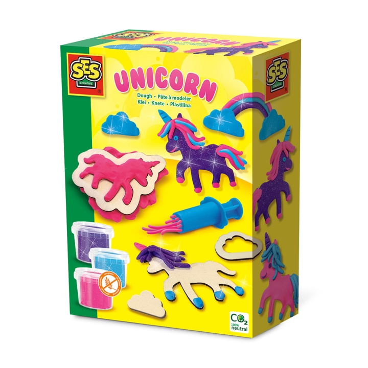 SES Creative Dough - Unicorn Neon Glitter - (S00410) in the group TOYS, KIDS & BABY PRODUCTS / Toys / Crafts at TP E-commerce Nordic AB (D00441)