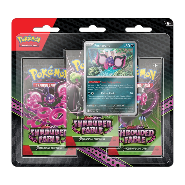 Pokémon SV6.5 Shrouded Fable Blister 3 pack (POK87999) in the group TOYS, KIDS & BABY PRODUCTS / Games / Card games at TP E-commerce Nordic AB (D00455)