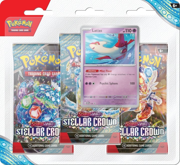 Pokémon SV7 - Blister 3-pack (POK87907) in the group TOYS, KIDS & BABY PRODUCTS / Games / Card games at TP E-commerce Nordic AB (D00456)