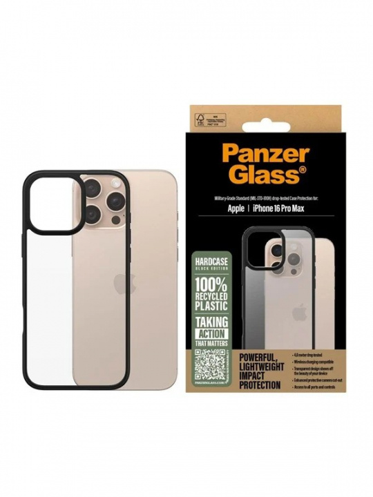 PanzerGlass HardCase - iPhone 16 - Black in the group SMARTPHONE & TABLETS / Phone cases / Apple / iPhone 16 at TP E-commerce Nordic AB (D00512)