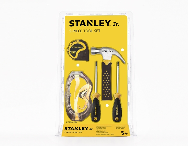 Stanley ​Stanley Jr. - Toolset with 5 parts (ST004-05-SY) in the group TOYS, KIDS & BABY PRODUCTS / Toys / Little home & Role play at TP E-commerce Nordic AB (D00538)