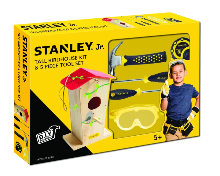 Stanley Jr. - Toolkit with Birdhouse (STOK008-T05-SY) in the group TOYS, KIDS & BABY PRODUCTS / Toys / Little home & Role play at TP E-commerce Nordic AB (D00539)