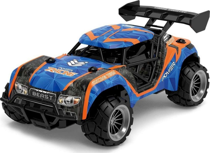 TEC-TOY Speed Racing R/C 1:18 - Blue/Orange (471412) in the group TOYS, KIDS & BABY PRODUCTS / Radio controlled / RC cars at TP E-commerce Nordic AB (D00621)