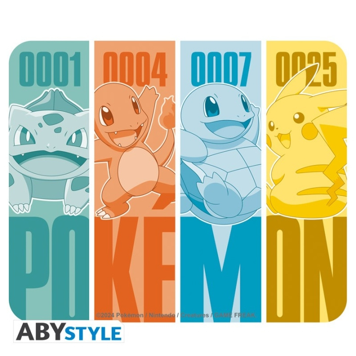 Pokémon Flexible Mousepad - Kanto Starters in the group COMPUTERS & PERIPHERALS / GAMING / Mouse pad at TP E-commerce Nordic AB (D00622)