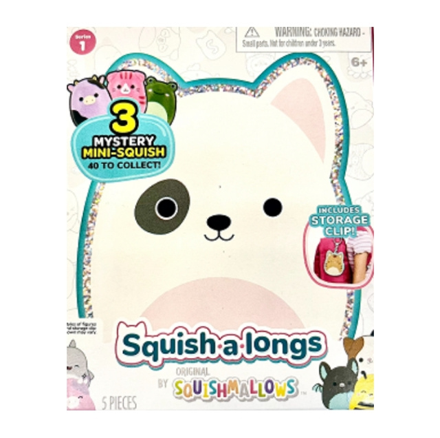 Squishalongs 2,5 cm Keychain 4 Pack Asst (2420102) in the group TOYS, KIDS & BABY PRODUCTS / Toys / Figures, Miniatures & accessories at TP E-commerce Nordic AB (D00664)