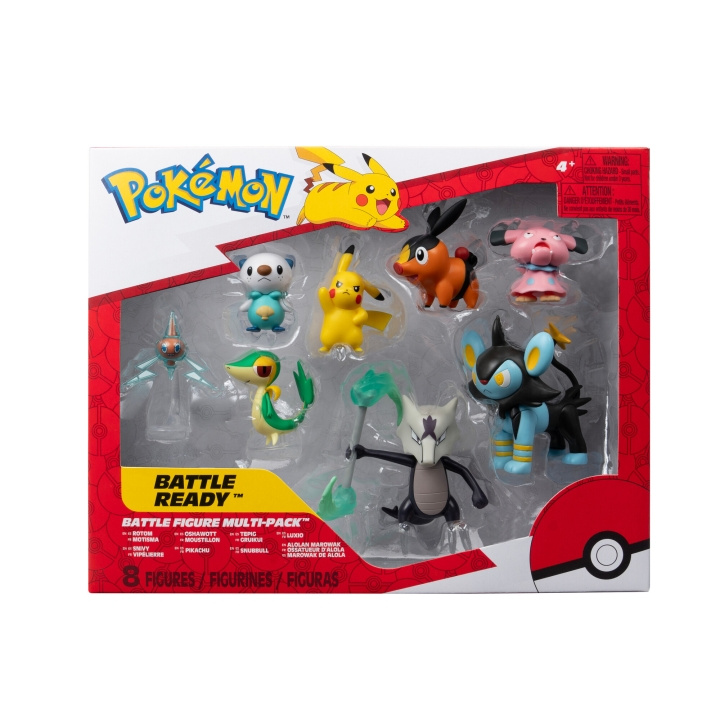 Pokémon Battle Figure 8 Pk (PKW3615) in the group TOYS, KIDS & BABY PRODUCTS / Toys / Figures, Miniatures & accessories at TP E-commerce Nordic AB (D00681)